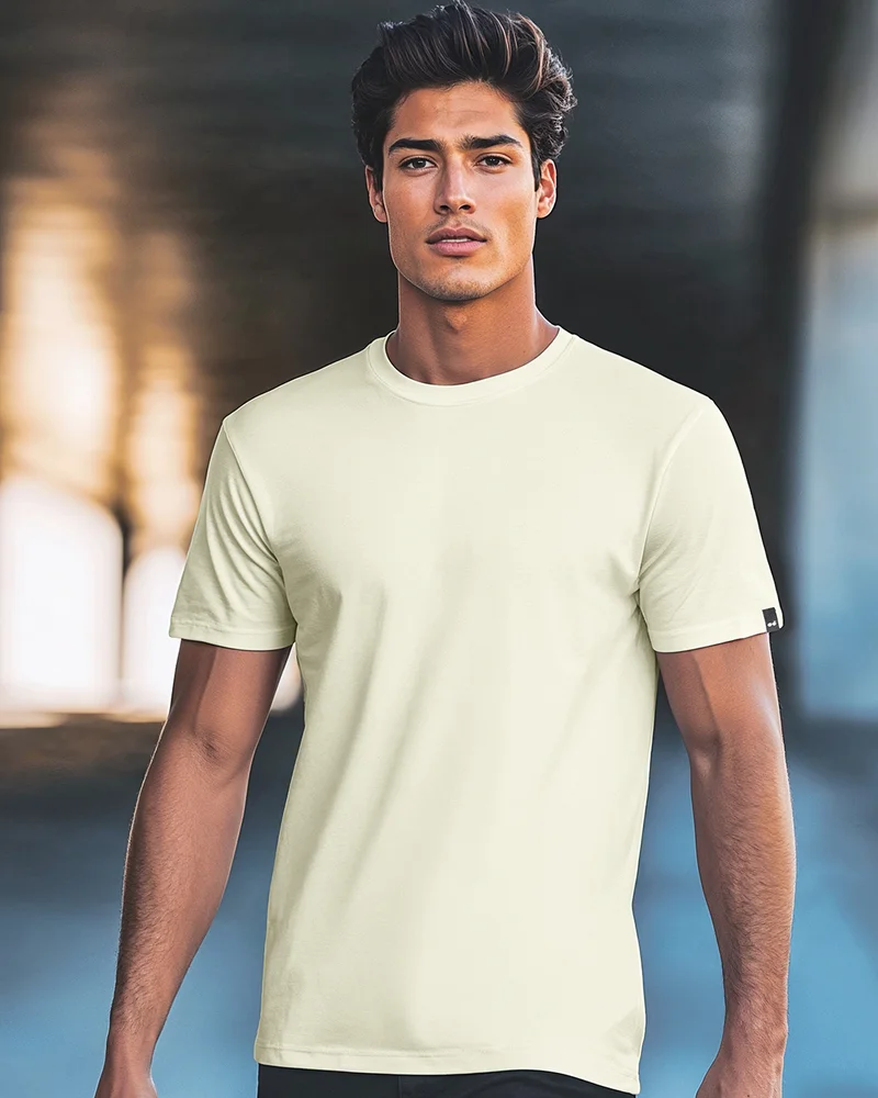 بيواكوف Men's Off White T-shirt